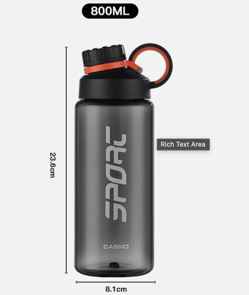 Protein Shaker Bottle with Infuser Filter