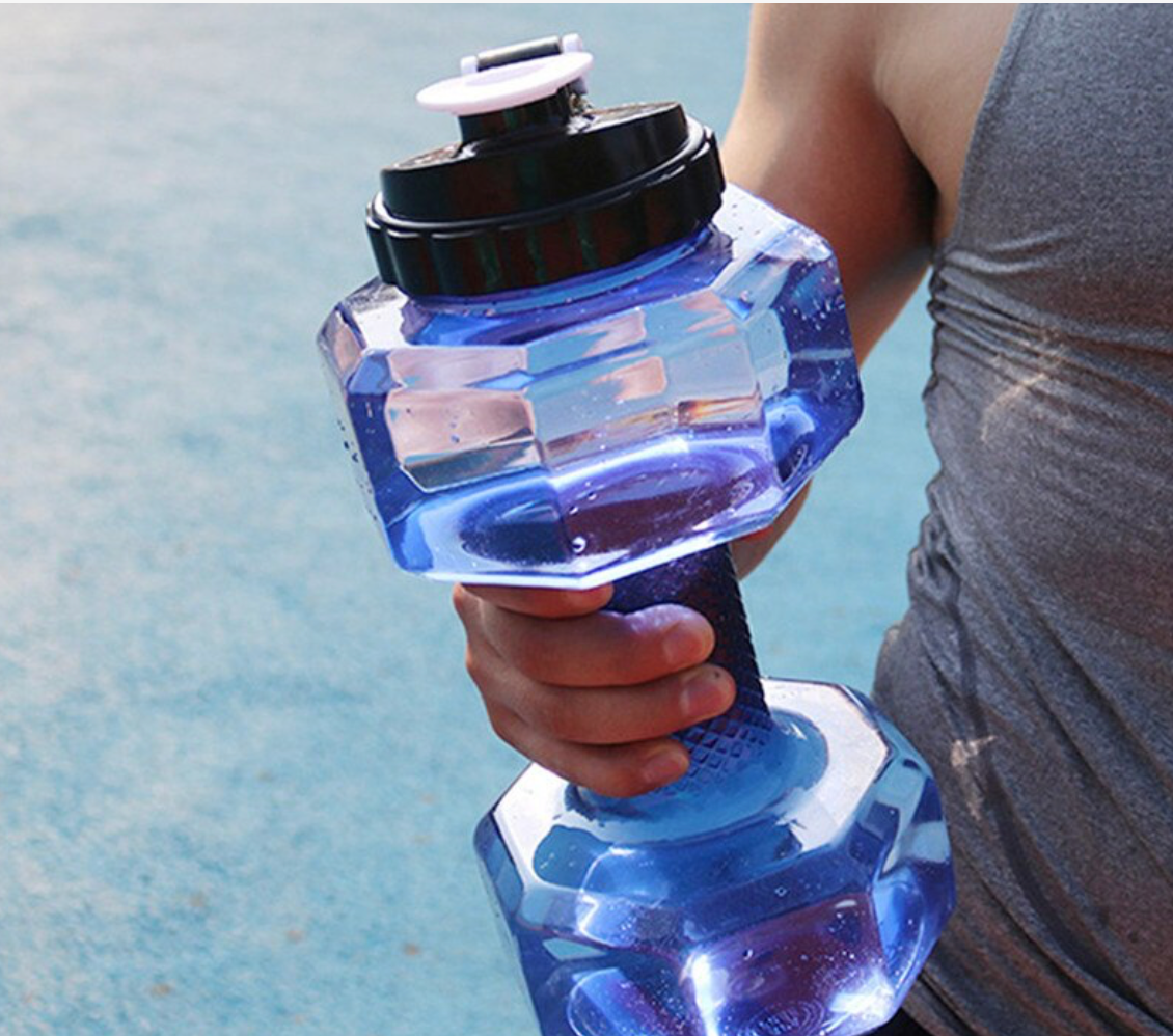 Dumbbell Shaped Water Bottle